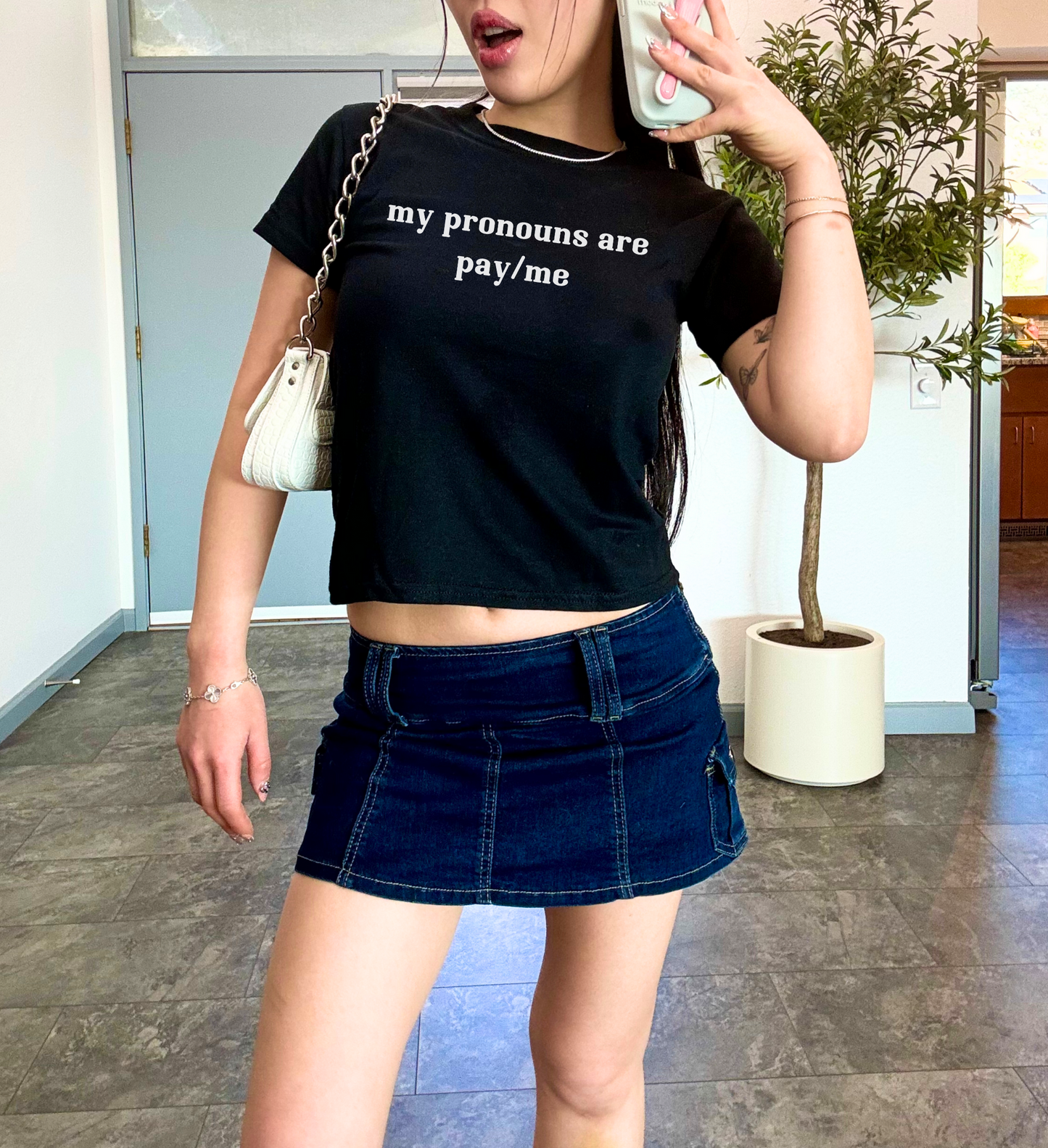 My Pronouns are Pay/Me Baby Tee