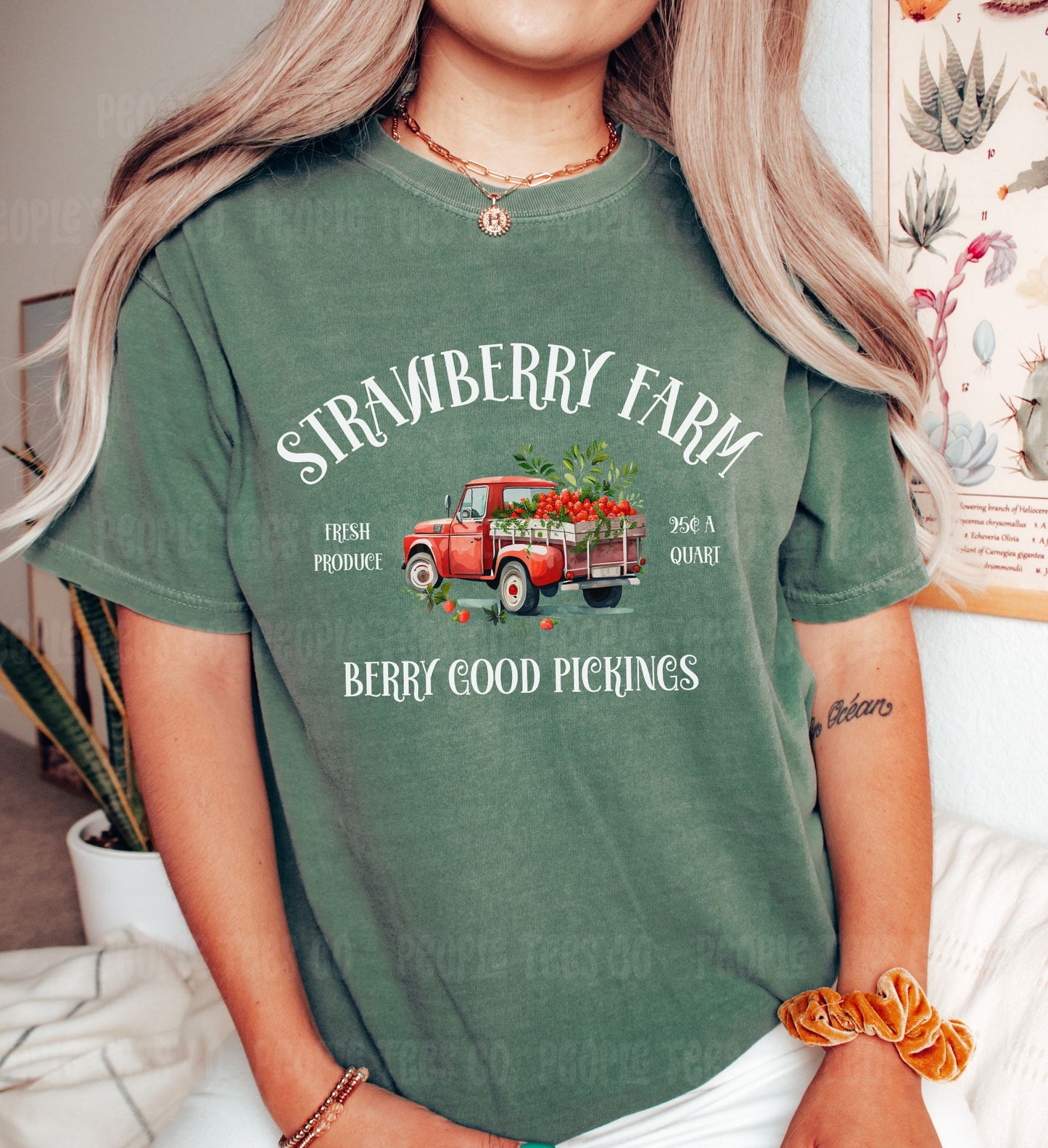 Strawberry Farm T-shirt | Berry Good Pickings | Unisex Tee