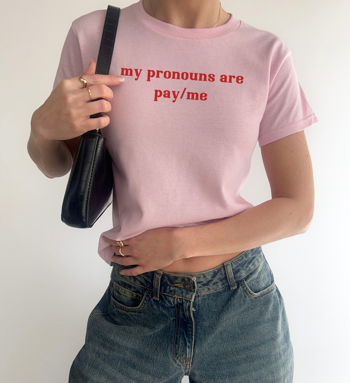 My Pronouns are Pay/Me Baby Tee