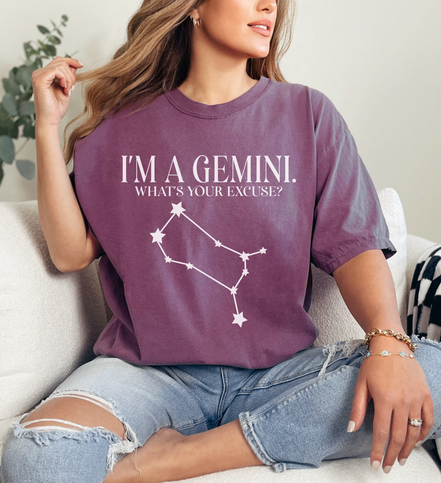I'm A Gemini. What's Your Excuse? Shirt | Unisex Tee