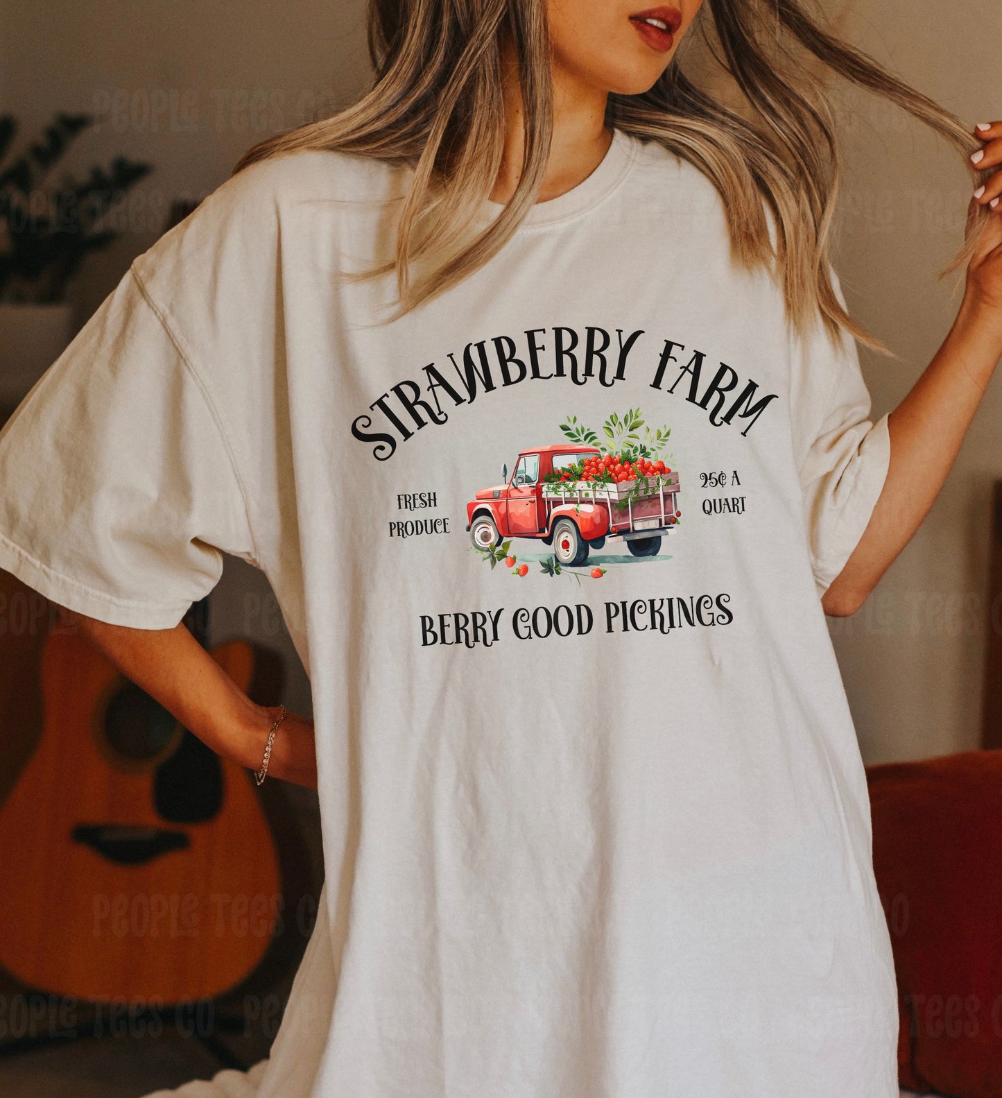 Strawberry Farm T-shirt | Berry Good Pickings | Unisex Tee