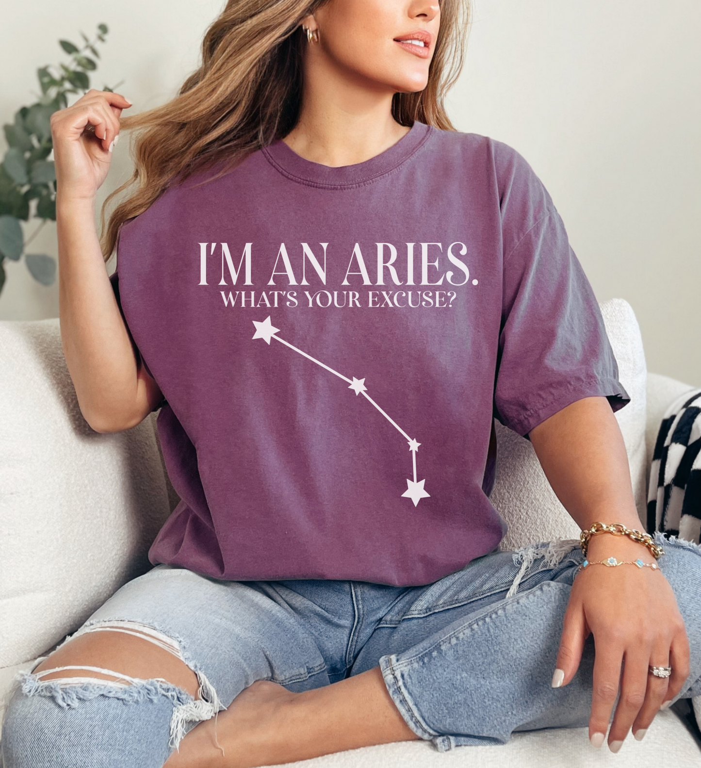 I'm An Aries. What's Your Excuse? Shirt | Unisex Tee