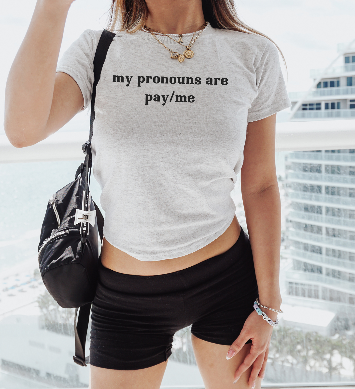 My Pronouns are Pay/Me Baby Tee