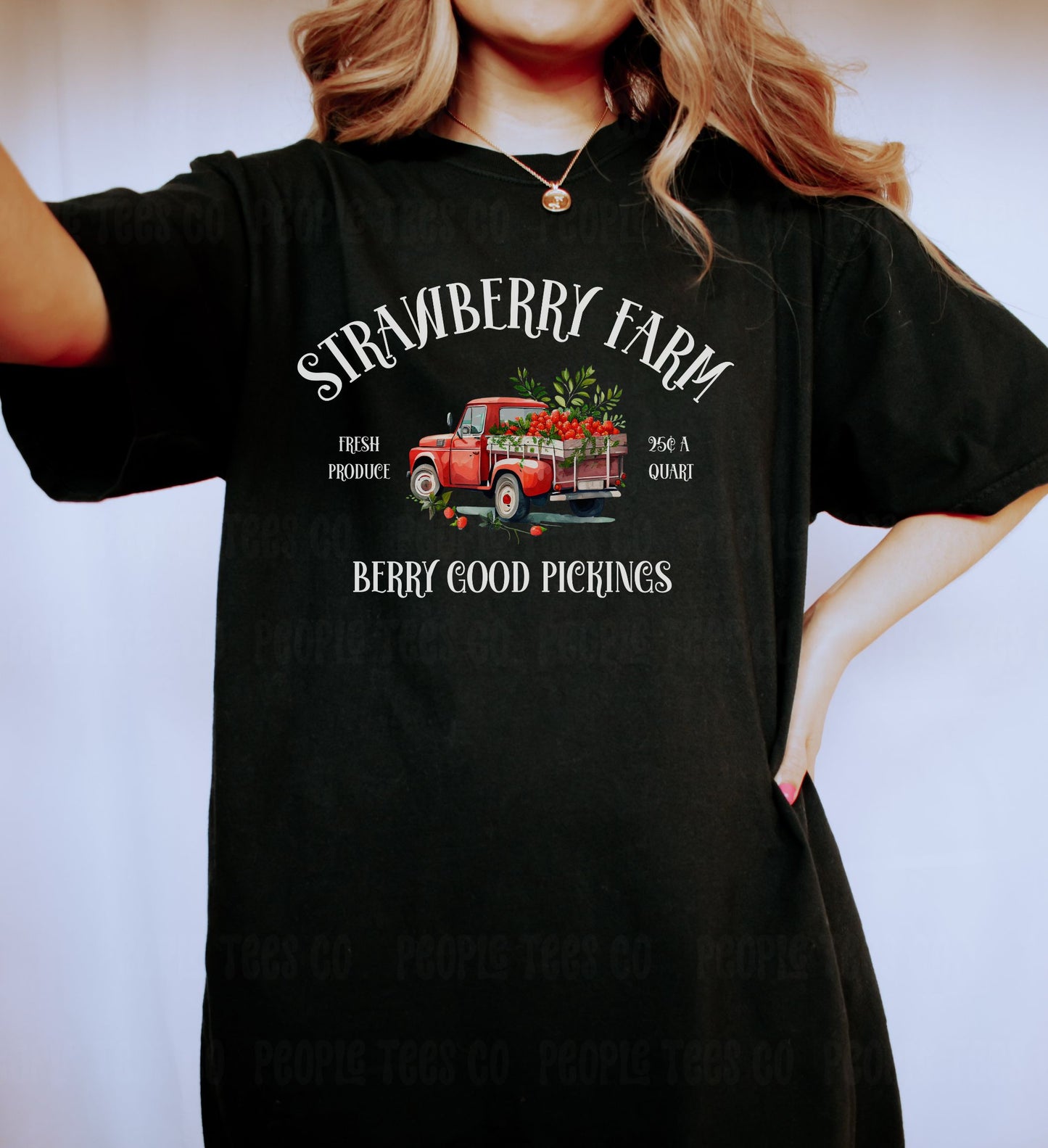 Strawberry Farm T-shirt | Berry Good Pickings | Unisex Tee