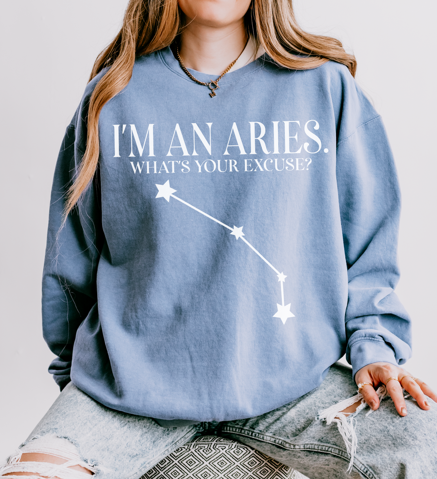 I'm an Aries. What's Your Excuse? | Unisex Lightweight Sweatshirt
