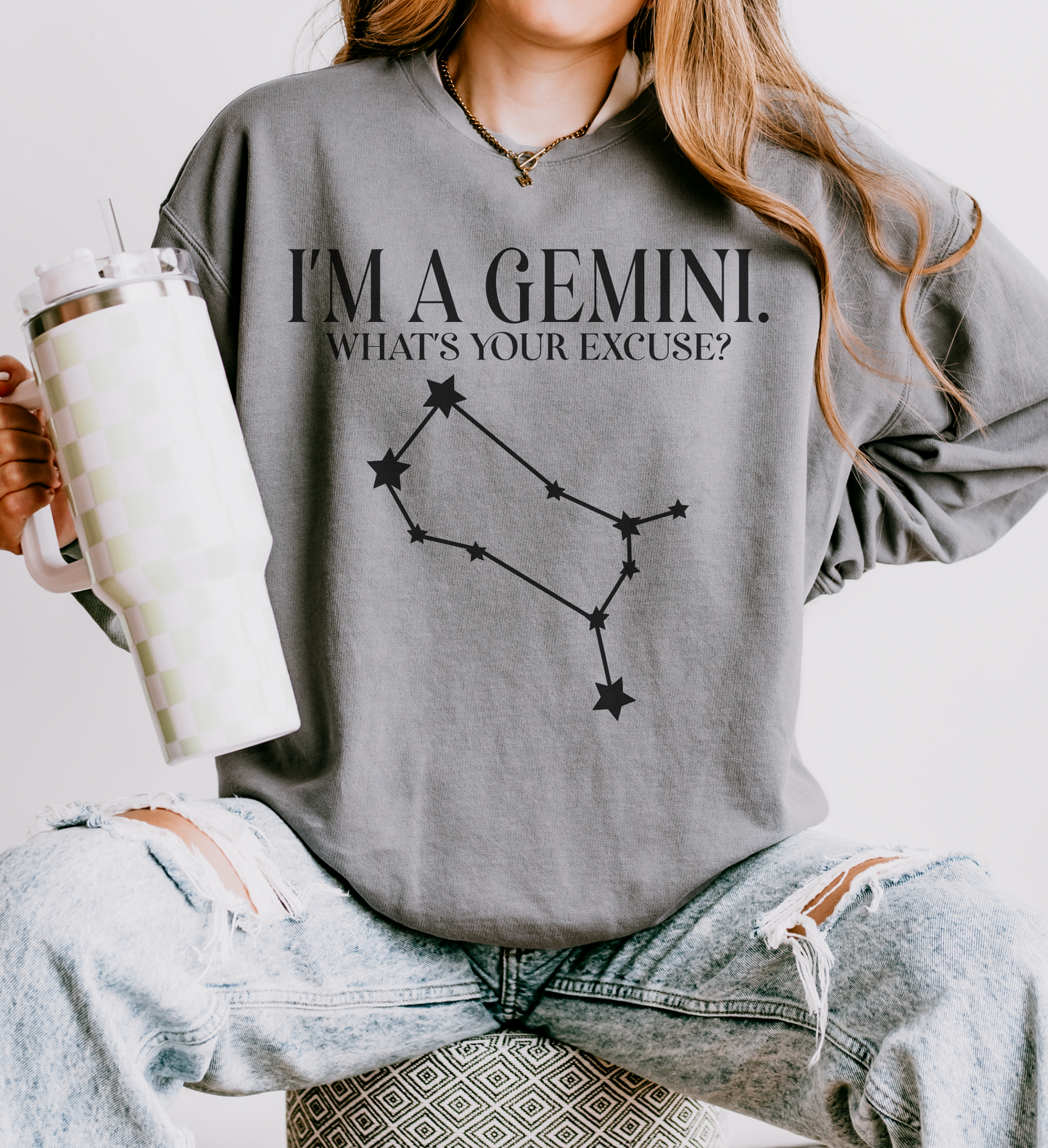I'm a Gemini. What's Your Excuse? | Unisex Lightweight Sweatshirt