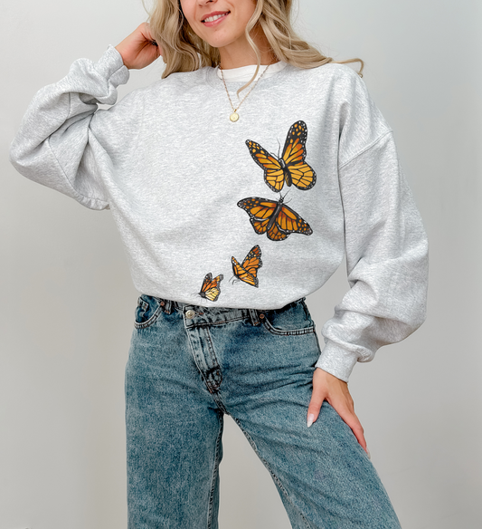 Monarch Butterfly Sweatshirt | Unisex Sweatshirt