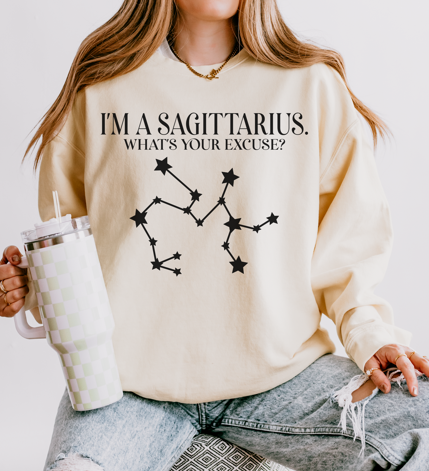 I'm a Sagittarius. What's Your Excuse? | Unisex Lightweight Sweatshirt