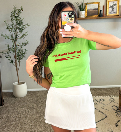 Attitude Loading Baby Tee