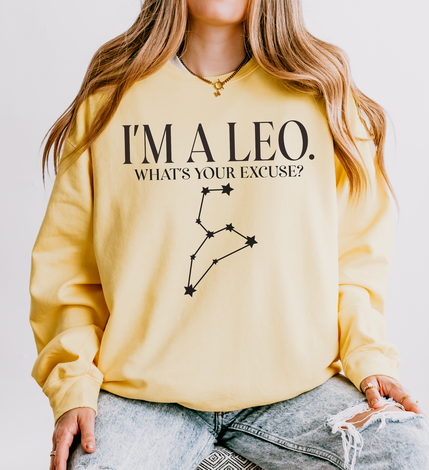 I'm a Leo. What's Your Excuse? | Unisex Lightweight Sweatshirt