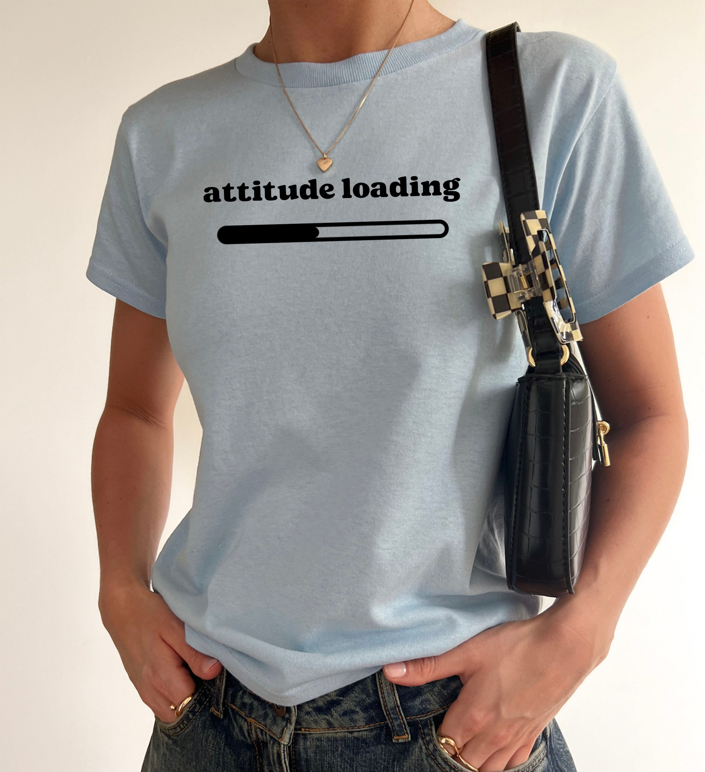 Attitude Loading Baby Tee