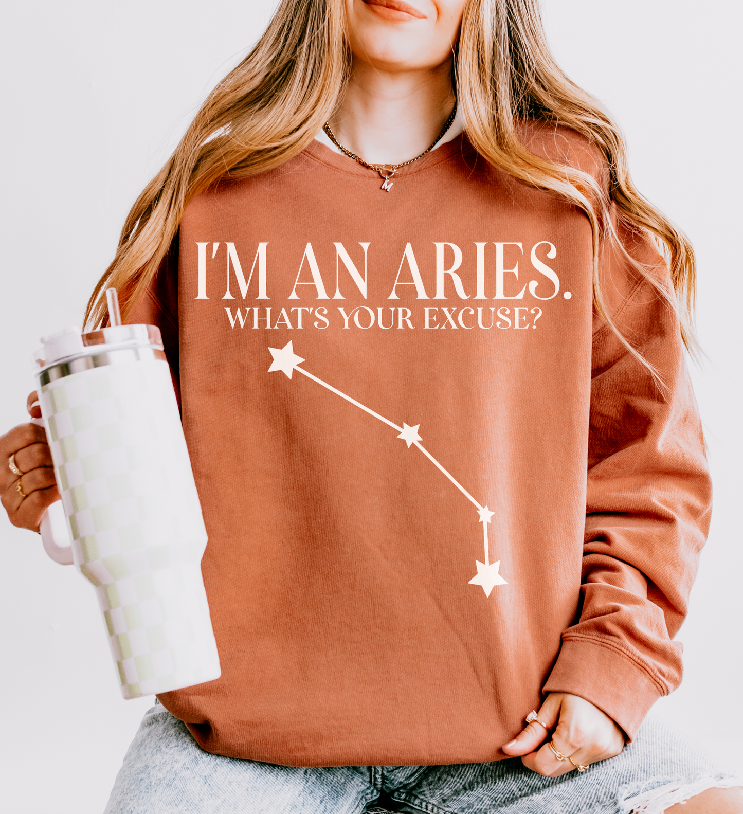 I'm an Aries. What's Your Excuse? | Unisex Lightweight Sweatshirt