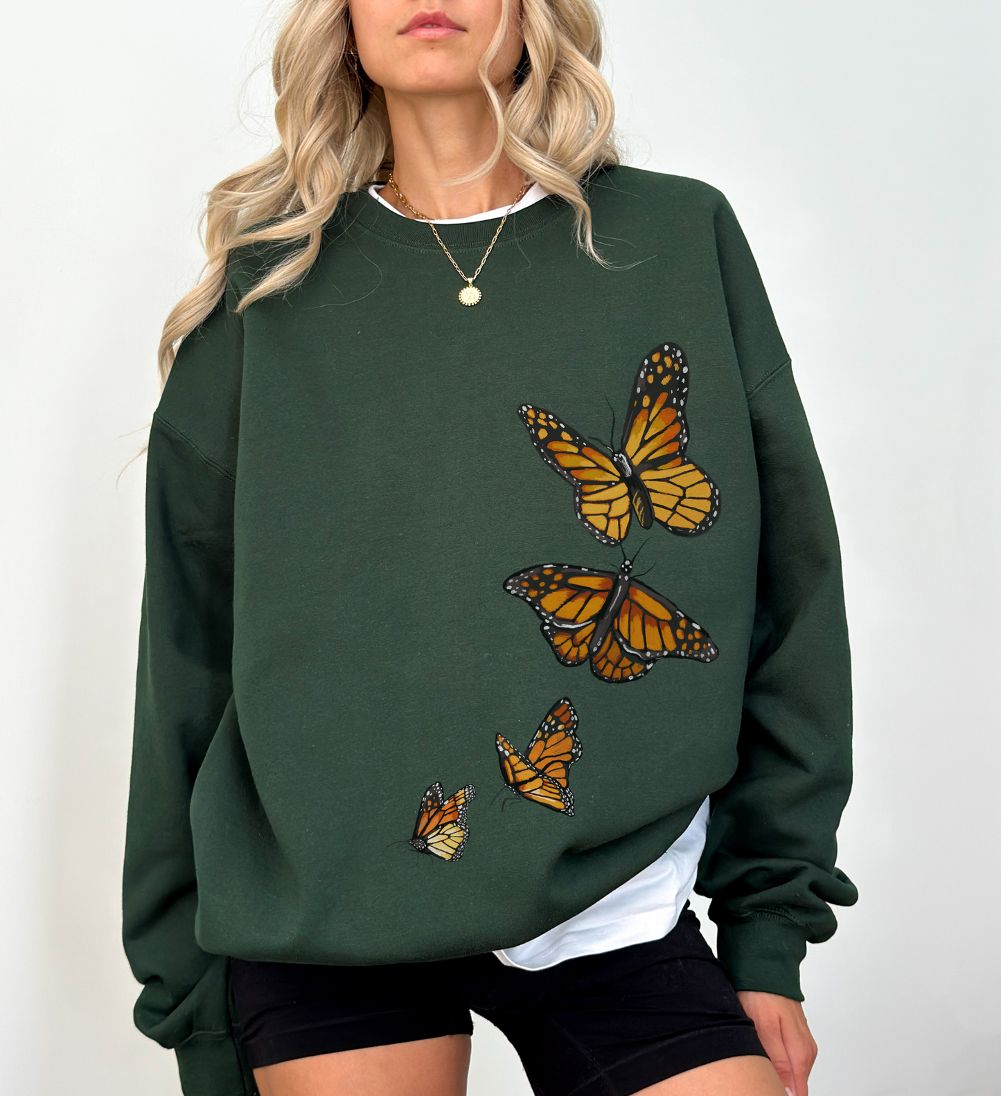 Monarch Butterfly Sweatshirt | Unisex Sweatshirt